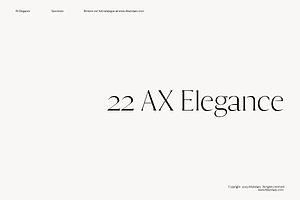 Elegance Commercial Font