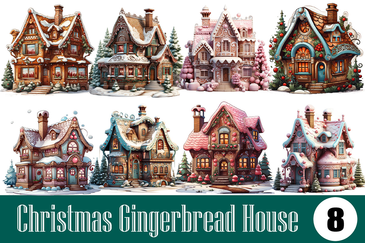 Christmas Gingerbread House, an Illustration by Wow Magic