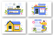 10 Watches Store Illustration, an Object Illustration by denayunebgt (Thumbnail 3 of 4)