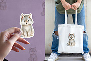 Woodland Atelier Clipart Bundle, an Animal Illustration by PaintPixelCo (Thumbnail 10 of 15)