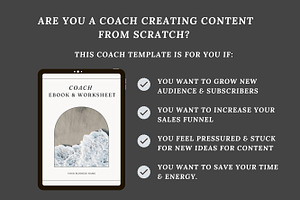 Mental Health Coach Ebook - Canva