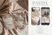 Abstract painted backgrounds pastel, a Texture Graphic by Yuliya Derbisheva (Thumbnail 2 of 12)