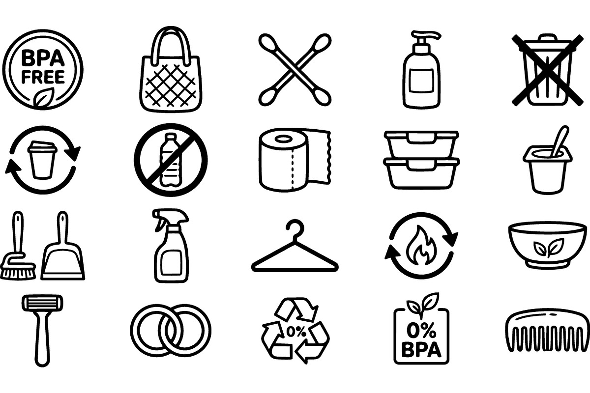 Eco Friendly Household Cleaning Icon, an Illustration by designvectx (Photo 2 of 3)