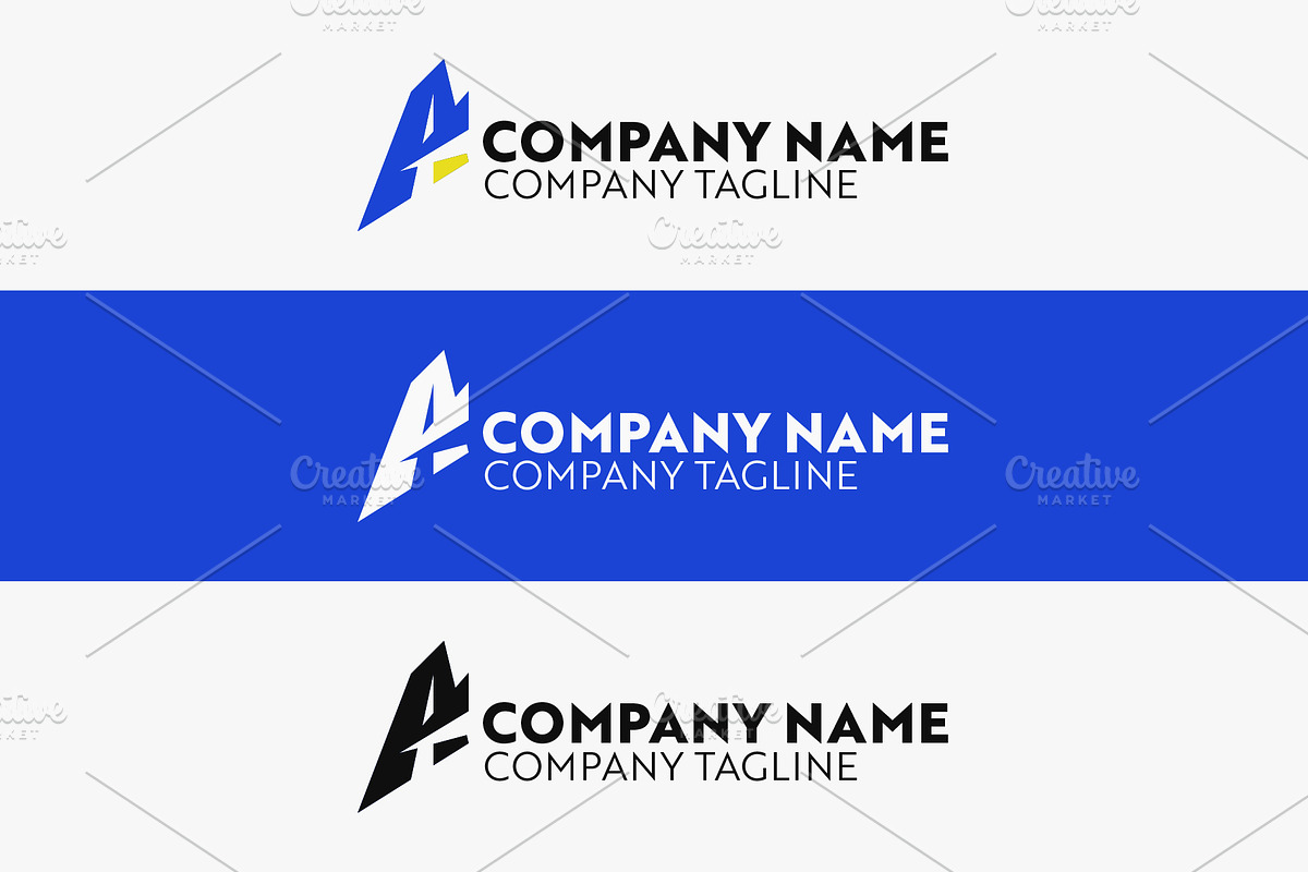 A Letter Logo Design Branding, a Branding & Logo Template by ORCHEVADESIGN (Photo 2 of 4)