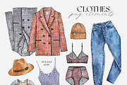 AUTUMN ESSENTIALS fashion watercolor, an Object Illustration by alenaganzhela (Thumbnail 4 of 14)