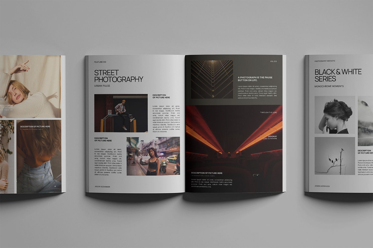 Photography Lookbook Magazine, a Magazine Template by Haps Space (Photo 6 of 8)