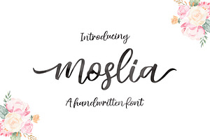 Moslia Handwritten Font
