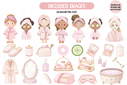 Sleepover Spa Day Illustrations, an Illustration by TatiMockup (Thumbnail 2 of 3)