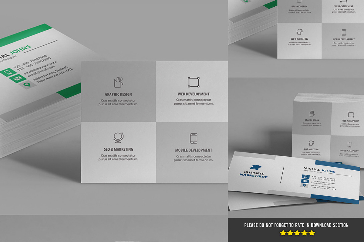 Business Card, a Business Card Template by Artiverge (Photo 3 of 3)