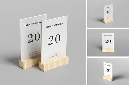 Tabel Tent Mockup