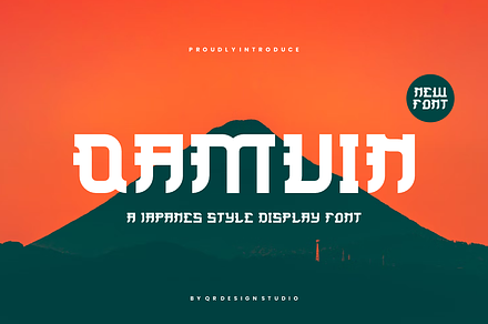 Qamuin - Japanese Typeface Font, a Serif Font by QR Design Studio
