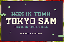 Tokyo Sam - Fonts in two styles -50%