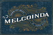 Melcoinda - Vintage Ornamental Font, a Serif Font by JumboDesign (Thumbnail 1 of 8)