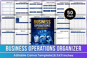 Business Operations Organizer Canva, a Stationery Template by Mustafiz (Thumbnail 1 of 7)