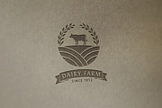 Dairy Farm Logo, a Branding & Logo Template by Martin-Jamez (Thumbnail 3 of 4)