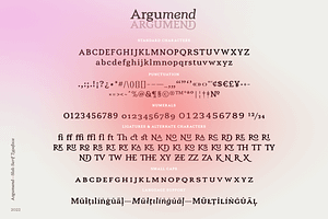 Argumend A Humanistic Slab Serif