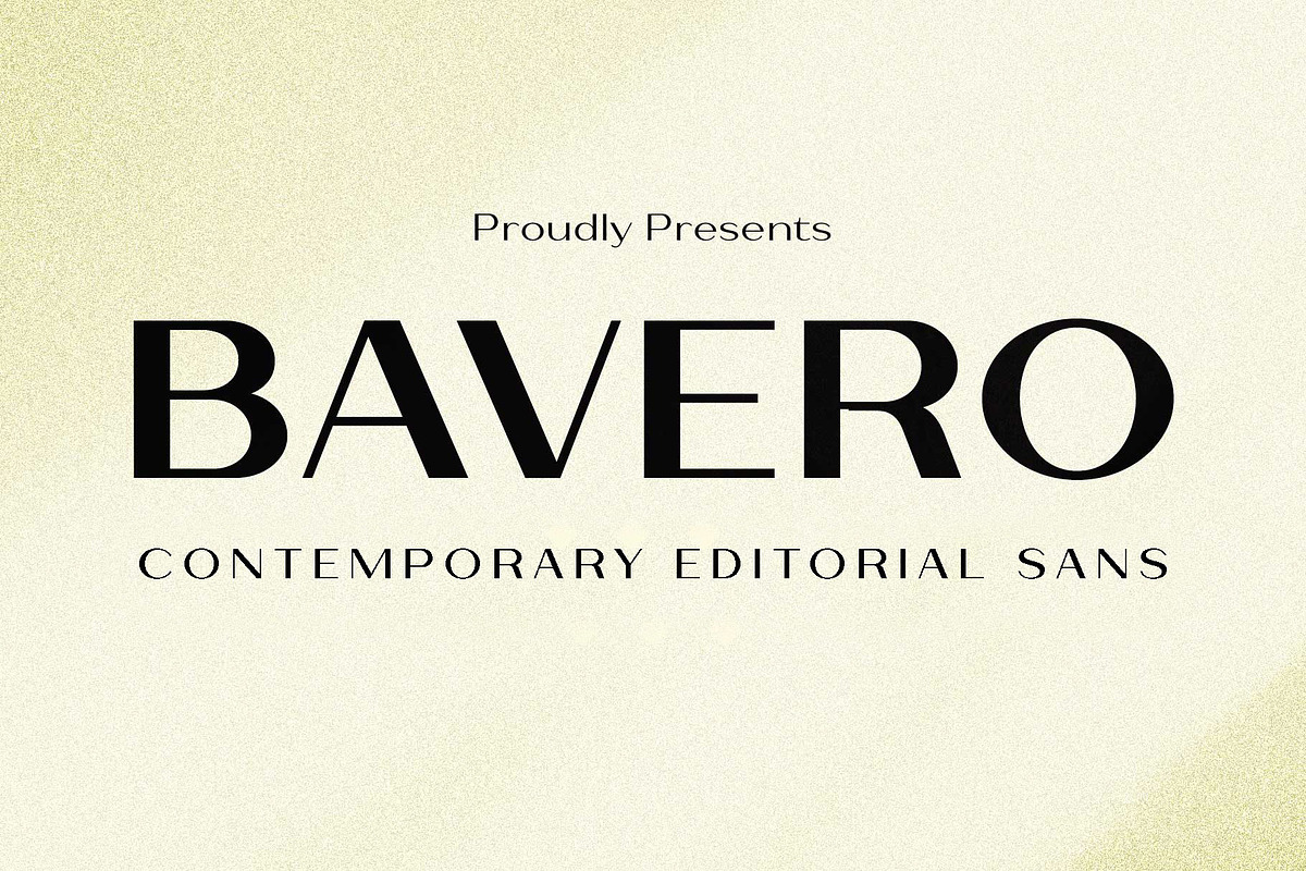 Bavero - Contemporary Sans Family, a Sans Serif Font by Novitype (Photo 1 of 13)