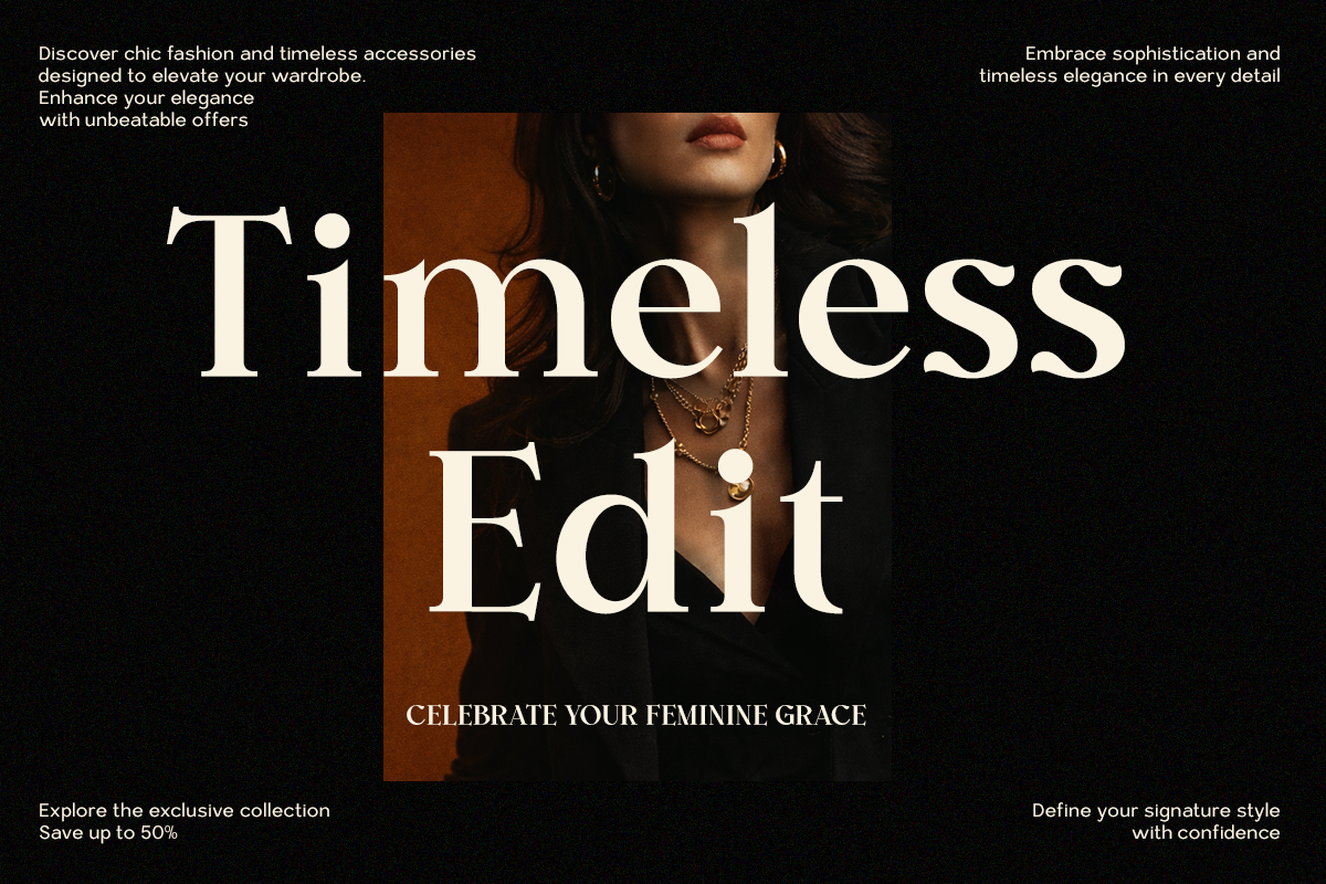 Fashion Luxury Serif Brand - Cekona, a Serif Font by Font Liner (Photo 6 of 11)