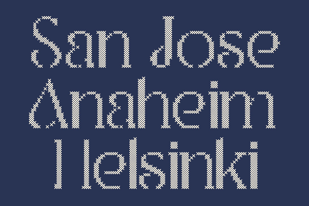 CS Asena Stitched, a Serif Font by Craft Supply Co. (Photo 4 of 8)