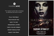 Halloween Party Flyer, a Flyer Template by MadridNYC (Thumbnail 2 of 3)