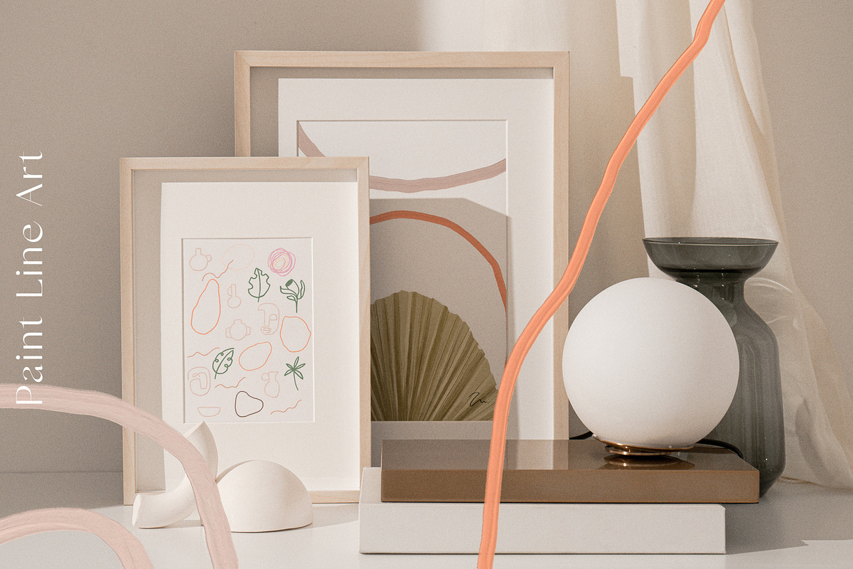 Modern Abstract Line Art & Shape Set, an Illustration by January Bloom (Photo 10 of 18)