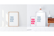 Poster Frame Mockup Set, a Print Template by GreatFruit (Thumbnail 7 of 8)