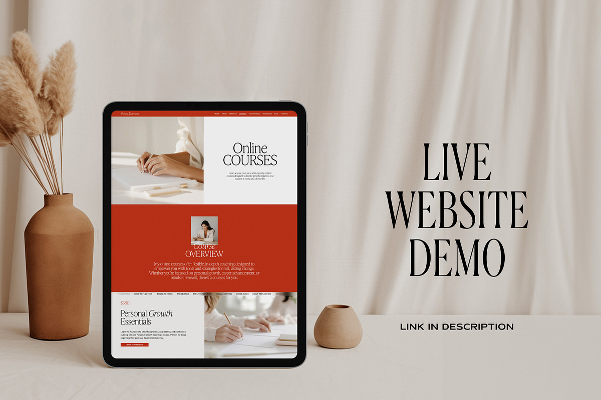 Squarespace 7.1 Website Template, a Squarespace Template by The Soft Voice (Photo 3 of 10)