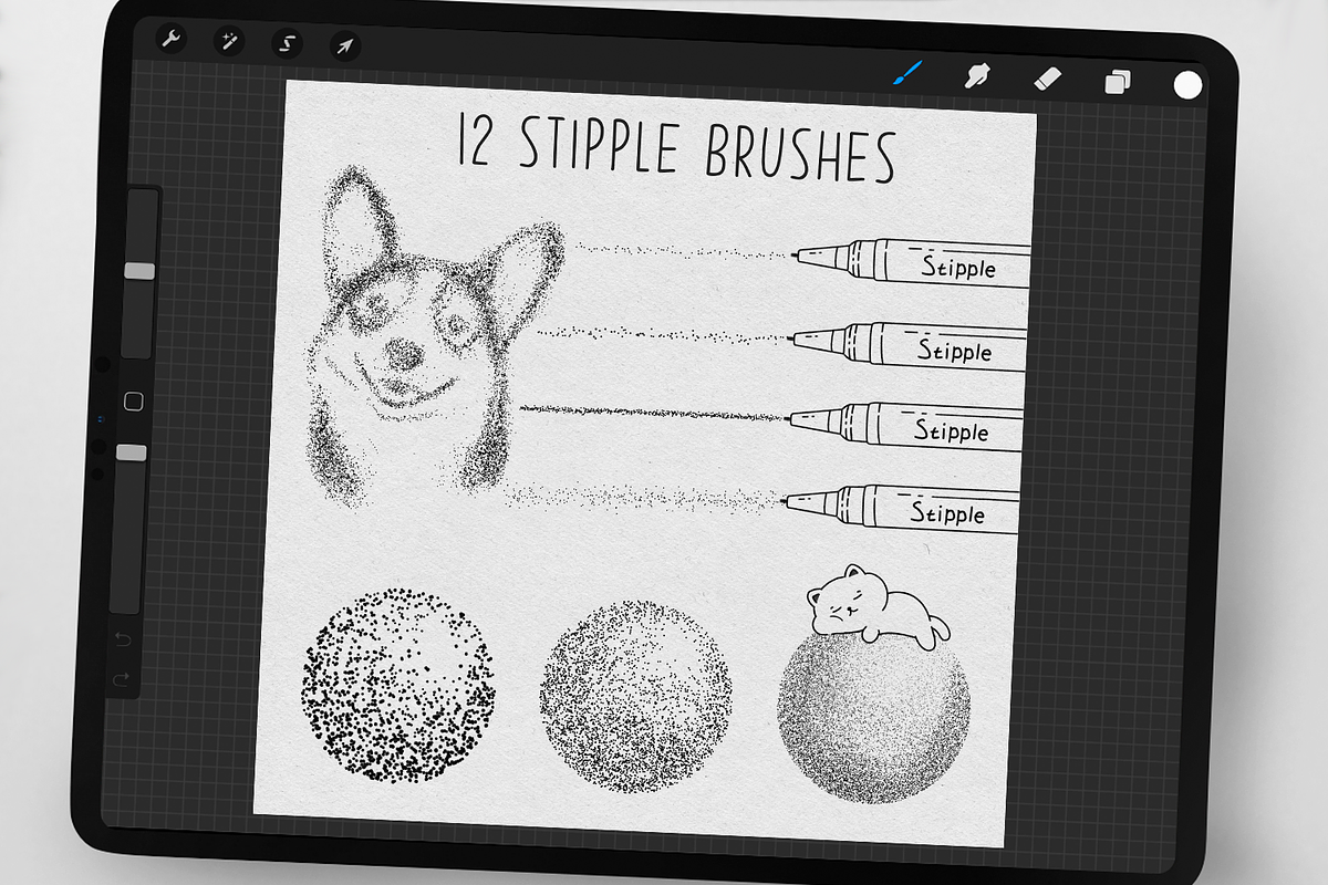150 Fine Liner Brushes for Procreate, a Brush Add-On by Disyukov (Photo 5 of 8)