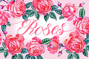 Roses, an Illustration by Watercolor life (Thumbnail 1 of 6)