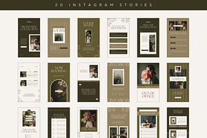 Modern Instagram Stories Posts Canva