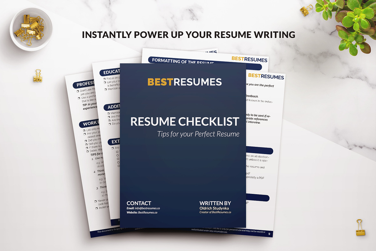 Modern Minimalist Resume Template, a Resume Template by BestResumes.Co (Photo 5 of 10)