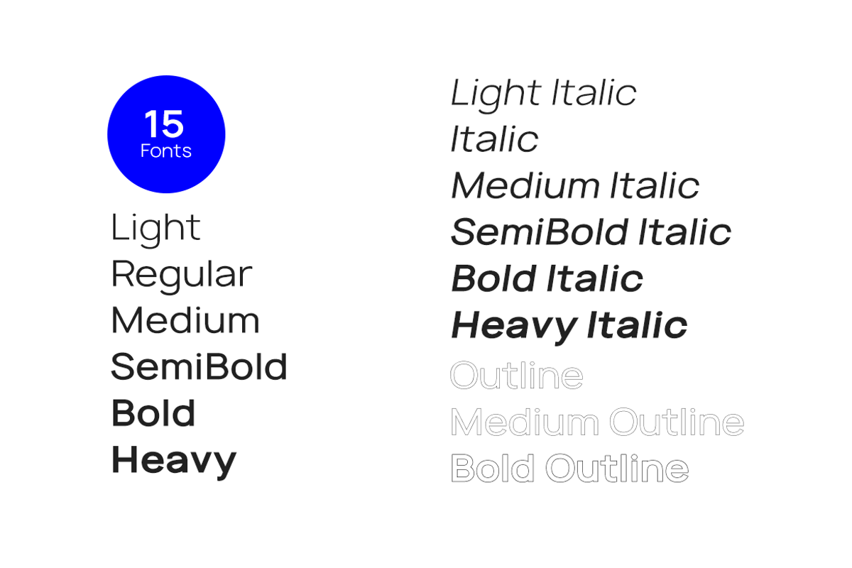 TYROS Pro Modern Geometric Typeface preview 8