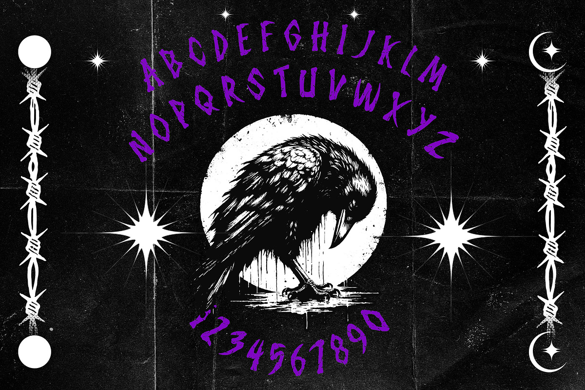 Shock Scream Horror Display Font, a Blackletter Font by dansdesign (Photo 4 of 8)