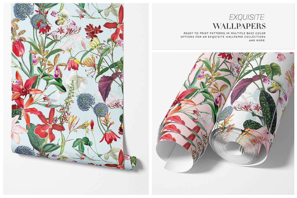 Exotic Orchids, Prints & Motif!, a Pattern Graphic by TSTUDIO (Photo 10 of 10)
