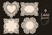 Lace Bows and frames, a Decorative Illustration by Twisted Tail (Thumbnail 2 of 10)