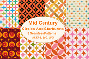 Mid Century Modern Patterns Collection