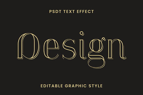 Elegant Line Art Text Effect preview 2