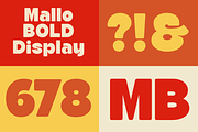 Mallo Bold – Chunky Display Typeface, a Sans Serif Font by roomspace creative lab (Thumbnail 10 of 10)