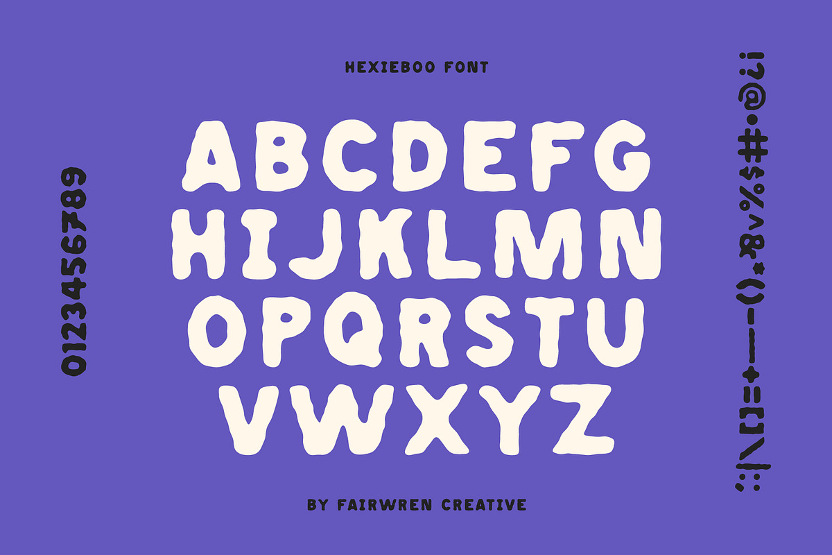 Hexieboo Font, a Sans Serif Font by Fairwren Creative (Photo 2 of 6)