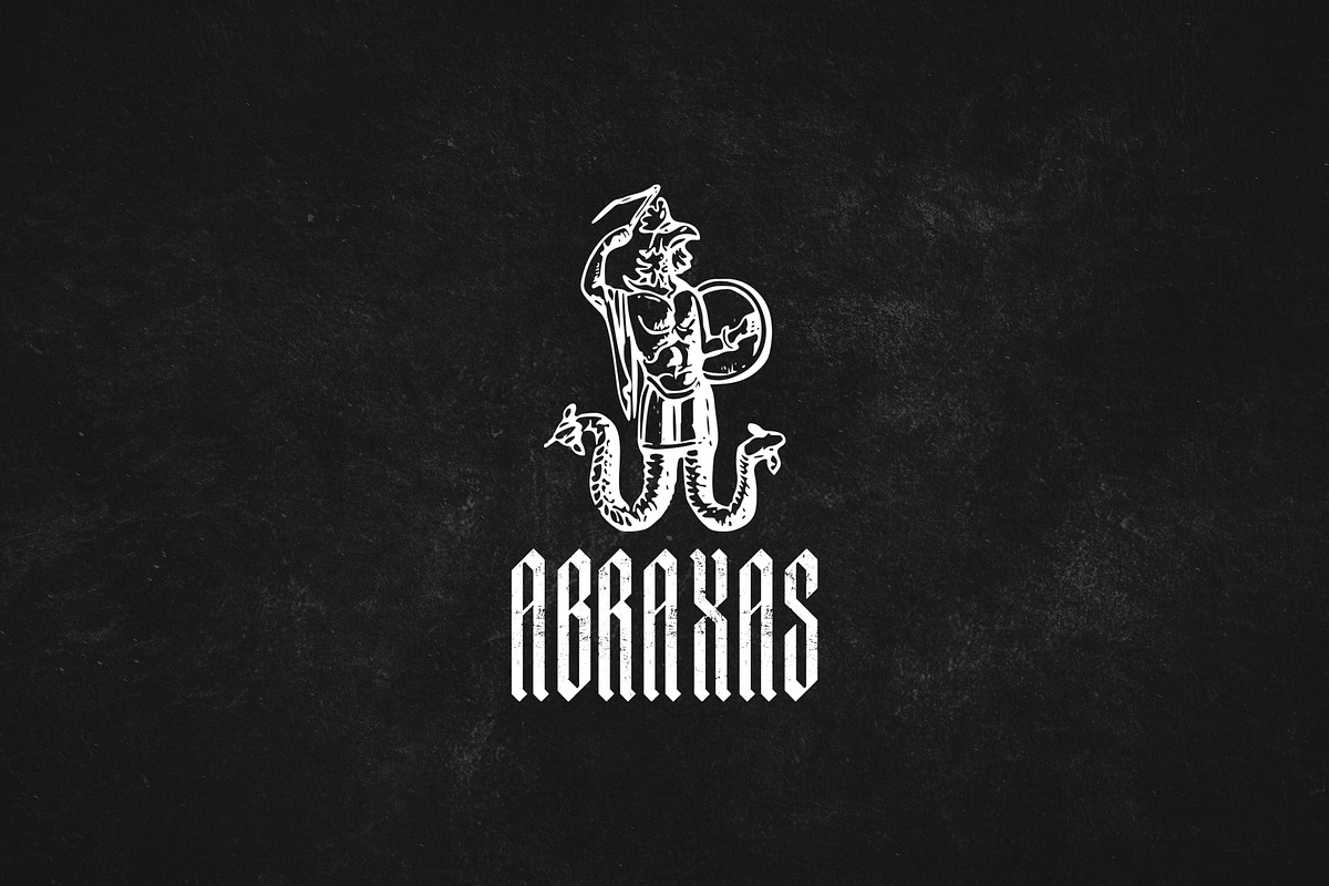 ABRAXAS | Gothic Typeface, a Blackletter Font by Norse Moss (Photo 4 of 8)
