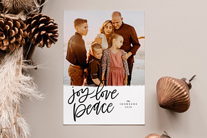 Christmas Card Template CD209