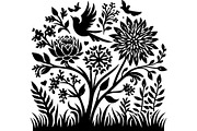 Mandala & Nature SVG Bundle, an Object Graphic by jahid234 (Thumbnail 9 of 13)