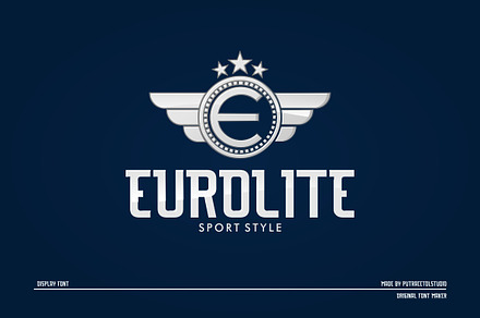 EUROLITE Sport Font + BONUS, a Font by PutraCetol Studio