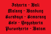 CS Morstan Drawn, a Blackletter Font by Craft Supply Co. (Thumbnail 3 of 8)