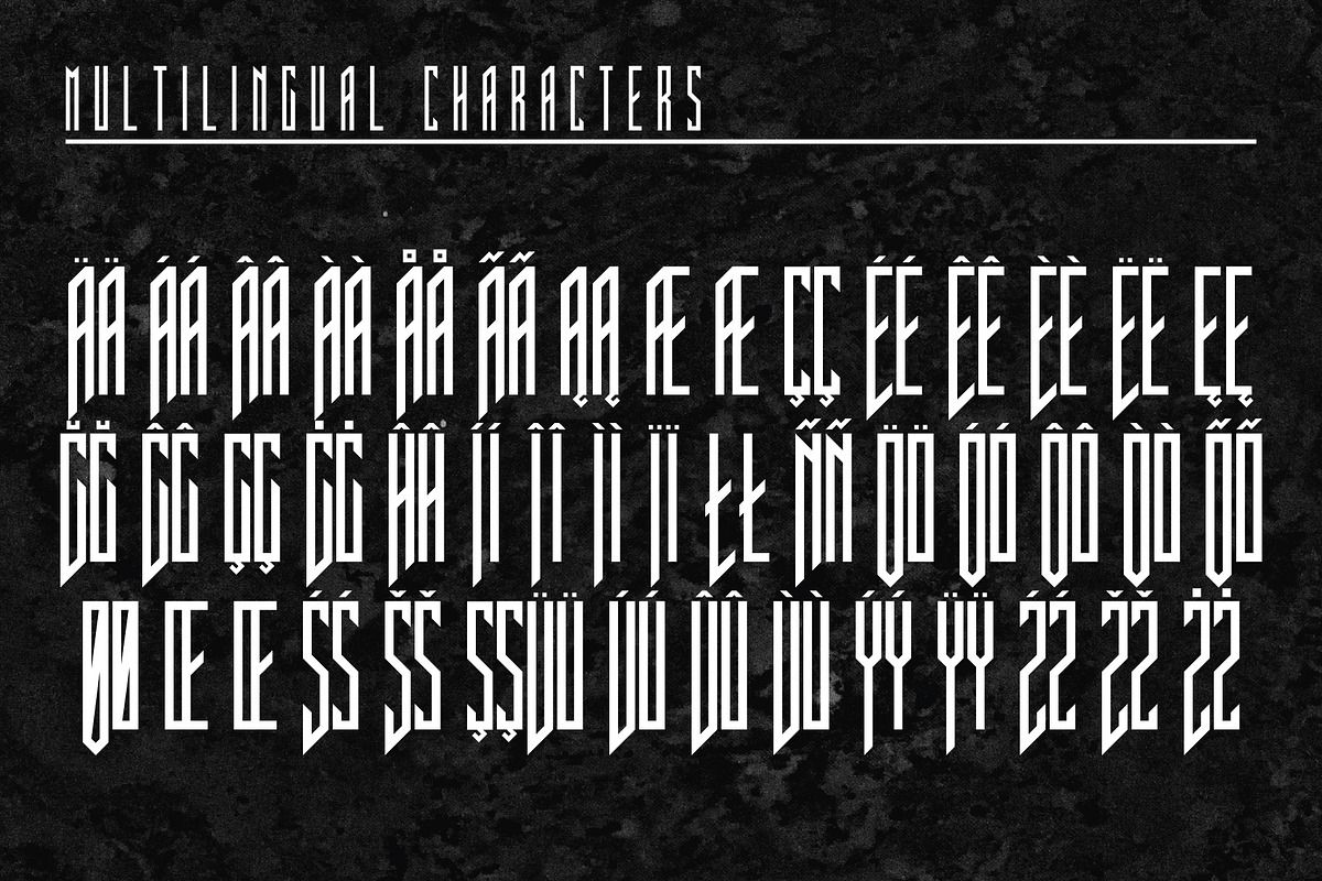 Mont Blanc Sharp Label Font, a Blackletter Font by JumboDesign (Photo 6 of 8)
