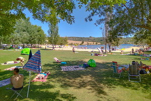 Albufeira do azibo river beach landscape, portugal, a Person Photo by DanFLCreativo