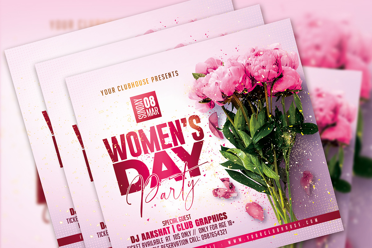 Womens Day Flyer, a Flyer Template by MithilaCreation (Photo 5 of 6)
