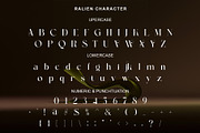 Ralien Modern Serif Typeface, a Serif Font by Alfinart (Thumbnail 8 of 10)