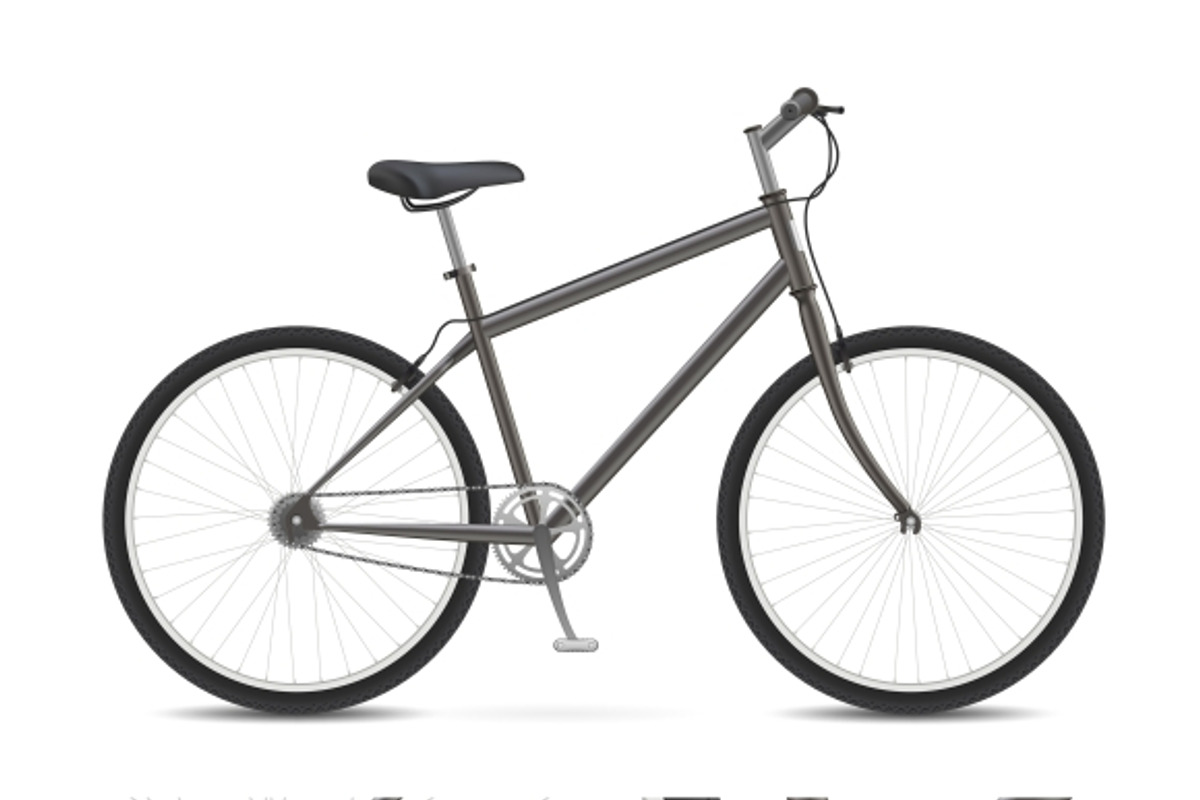 Simple Bike, a Graphic by Microvector