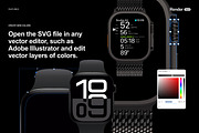 Apple Devices Mockup Bundle, an iPhone Mockup by Renderteam (Thumbnail 5 of 20)